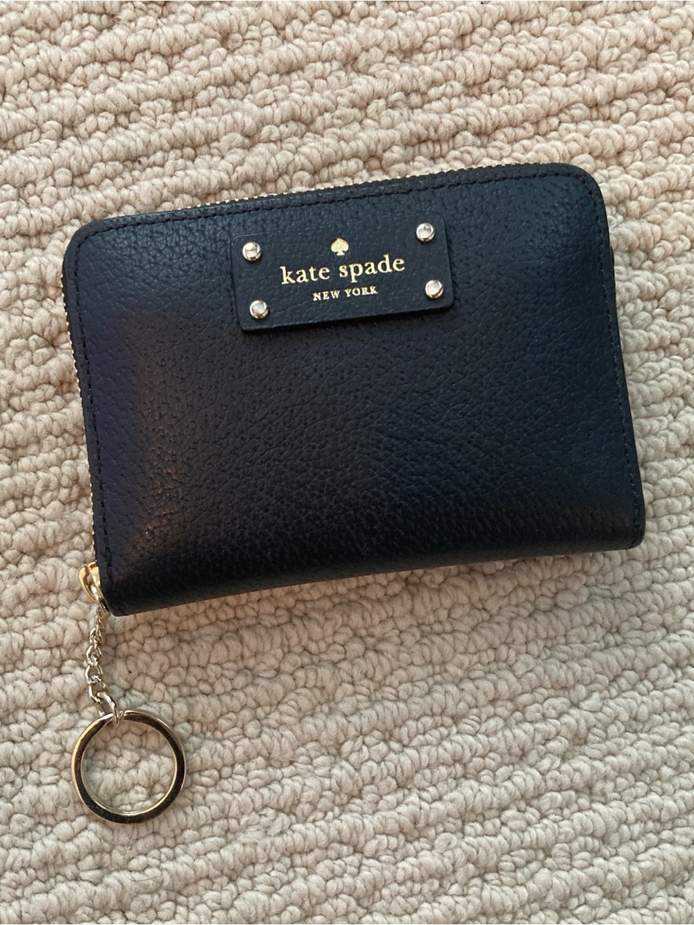 kate spade New York Black Zip wallet